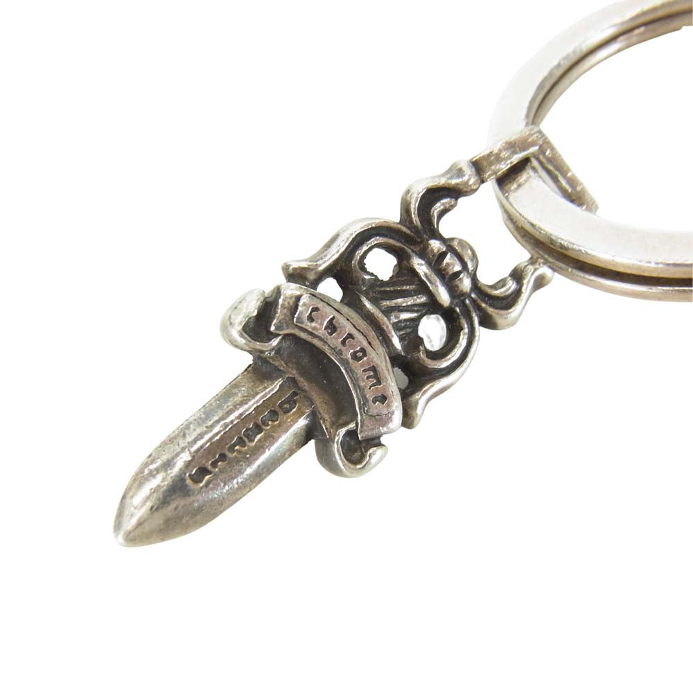 CHROME HEARTS クロムハーツ（原本無） Fancy link ロング ファンシーリンク キーチェーン シルバー【中古】
