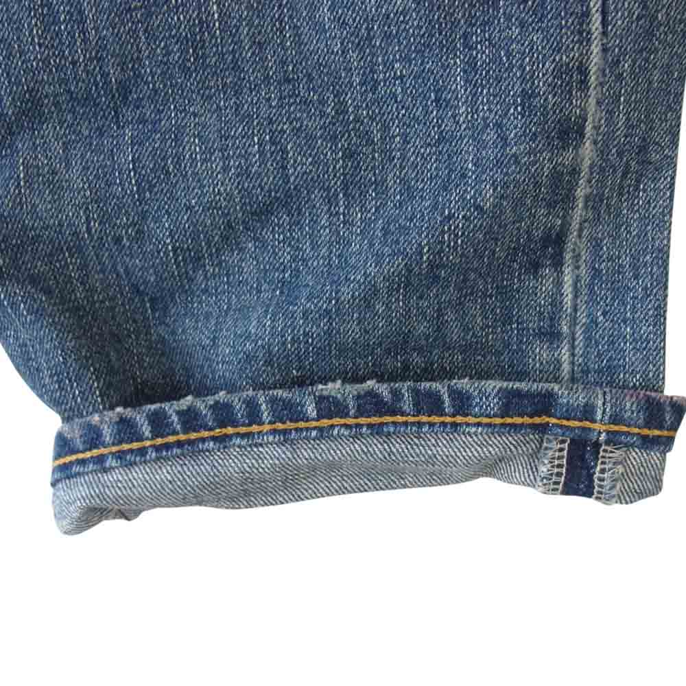 SAINT LAURENT サンローラン 500170 YA862 国内正規品 日本製 classic straight クラシック ストレート デニム パンツ インディゴブルー系 33【中古】