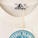 HYSTERIC GLAMOUR ヒステリックグラマー 02211CT11 YANKEE GIRL Tシャツ ホワイト系 L【新古品】【未使用】【中古】