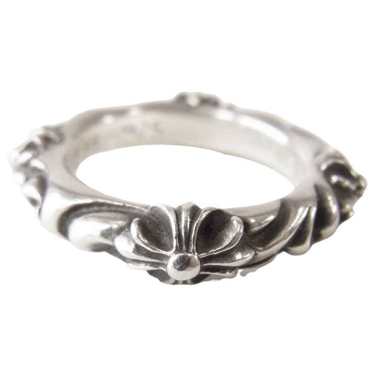 CHROME HEARTS クロムハーツ（原本無） SBT BAND RING バンド リング シルバー系 14【中古】