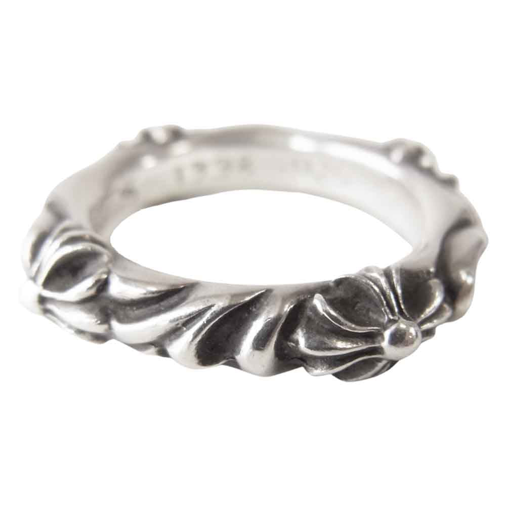 CHROME HEARTS クロムハーツ（原本無） SBT BAND RING バンド リング シルバー系 14【中古】