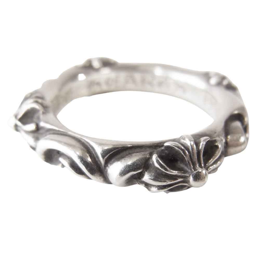 CHROME HEARTS クロムハーツ（原本無） SBT BAND RING バンド リング シルバー系 14【中古】