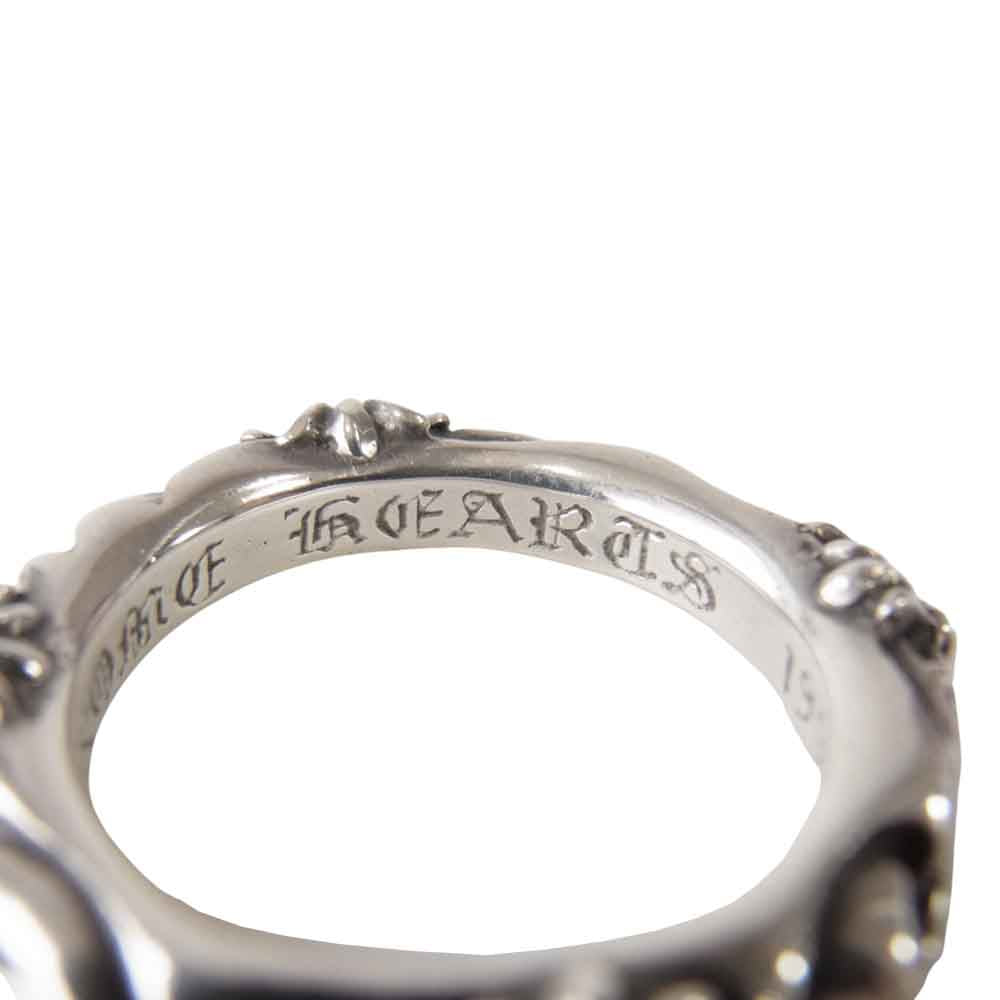 CHROME HEARTS クロムハーツ（原本無） SBT BAND RING バンド リング シルバー系 14【中古】