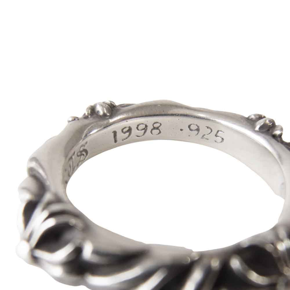 CHROME HEARTS クロムハーツ（原本無） SBT BAND RING バンド リング シルバー系 14【中古】