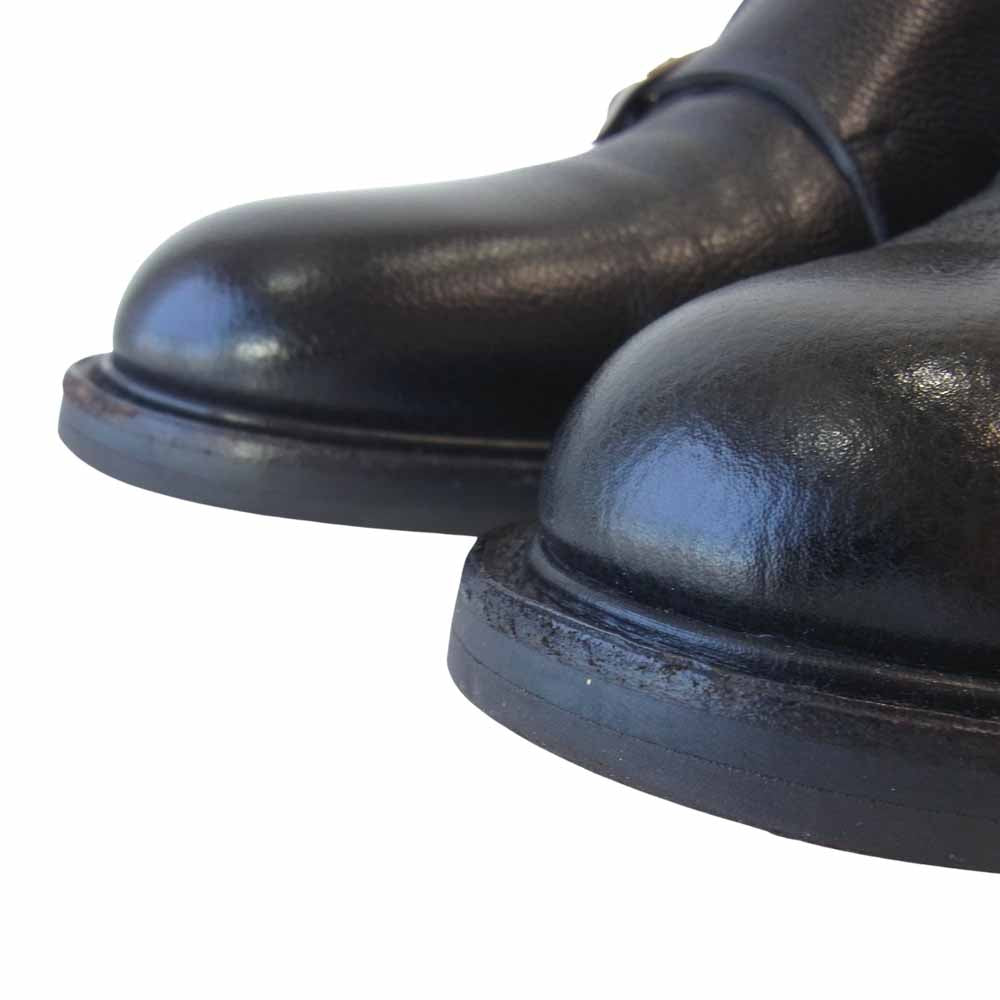 John Lobb ジョンロブ MORVAL モーヴァル ダブル モンク ストラップ シューズ ブラック系【中古】