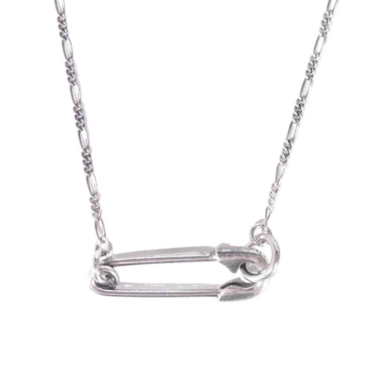 JAM HOME MADE ジャムホームメイド × CABANE de ZUCCA カバンドズッカ 安全ピン ネックレス シルバー系【中古】