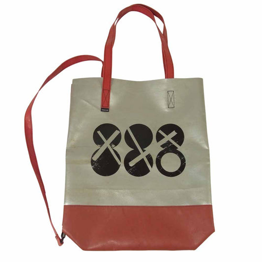 FREITAG フライターグ ZU83-AG888-88 BACKPACKABLE TOTE MAURICE モーリス トート バッグ シルバー系 レッド系【中古】