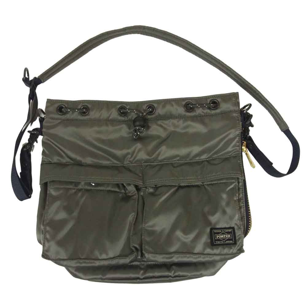 PORTER ポーター PX TANKER 2WAY TOOL BAG ショルダー バッグ グレー系【中古】