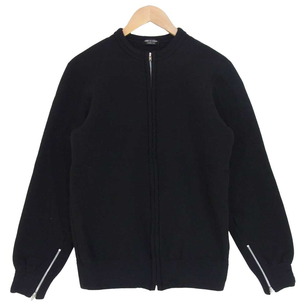 COMME des GARCONS HOMME PLUS コムデギャルソンオムプリュス 01AD PC-T033 ウール ジップ スウェット ブラック系 表記無し【中古】