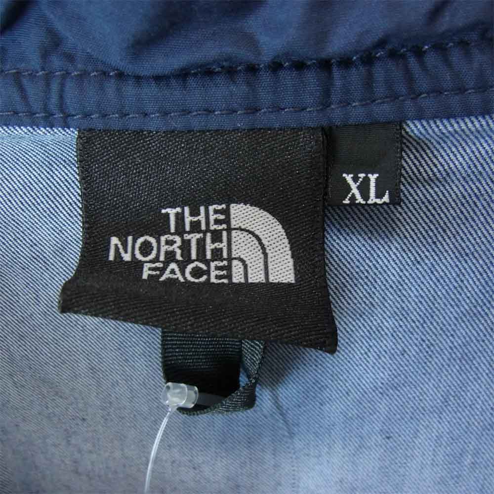 THE NORTH FACE ノースフェイス NP22136 Nylon Denim Compact Jacket ナイロン デニム コンパクト ジャケット インディゴブルー系 XL【新古品】【未使用】【中古】