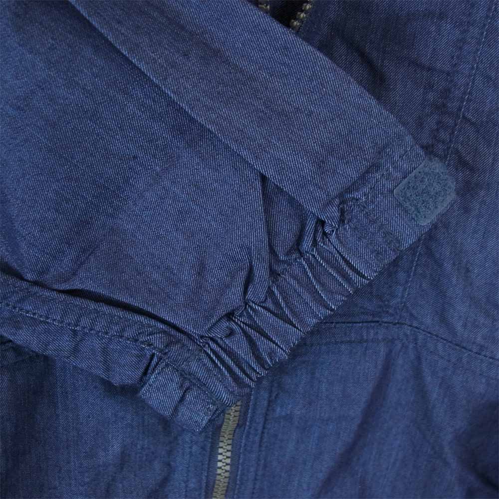 THE NORTH FACE ノースフェイス NP22136 Nylon Denim Compact Jacket ナイロン デニム コンパクト ジャケット インディゴブルー系 XL【新古品】【未使用】【中古】