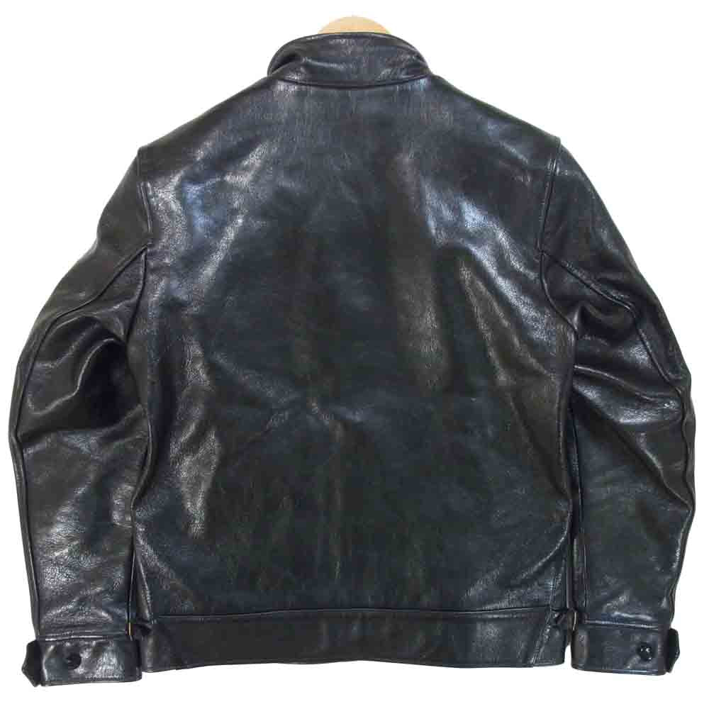 ウエストライド WATSONVILLE LEATHER COAT ワトソンビル レザー コート ブラック系 42【美品】【中古】