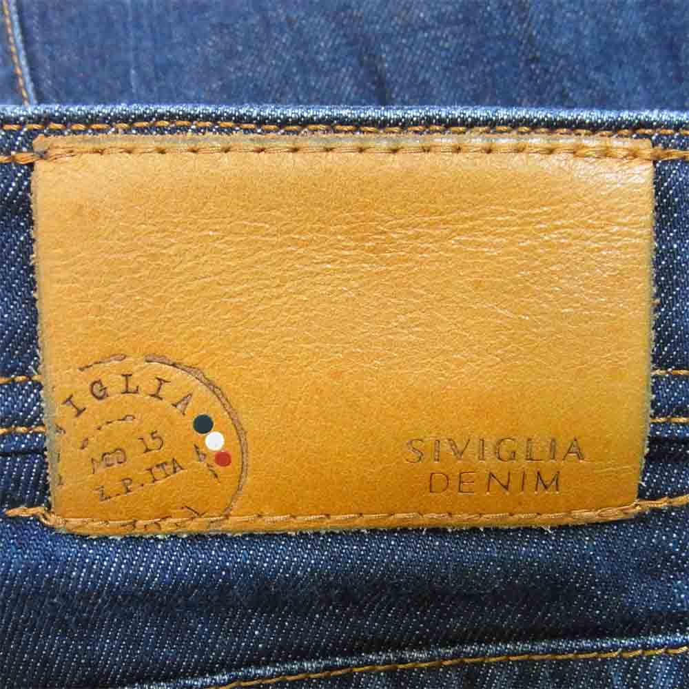 シヴィリアデニム スリム デニム パンツ イタリア製 インディゴブルー系 30【中古】