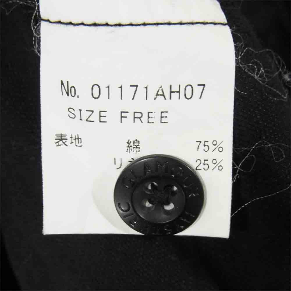 HYSTERIC GLAMOUR ヒステリックグラマー 001171AH07 ワッペン 長袖 ミニタリー シャツ  ブラック系 FREE【中古】