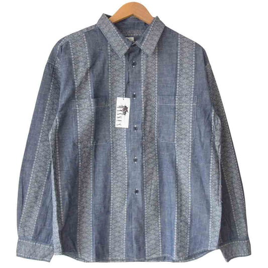 マシス ITEM NATIVE SHT S/P ネイティブ インディゴブルー系 M【新古品】【未使用】【中古】