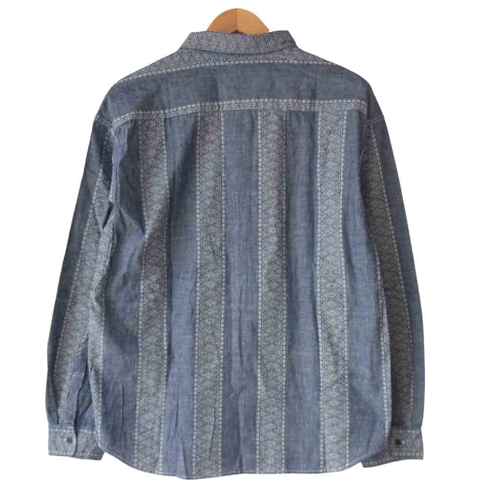 マシス ITEM NATIVE SHT S/P ネイティブ インディゴブルー系 M【新古品】【未使用】【中古】