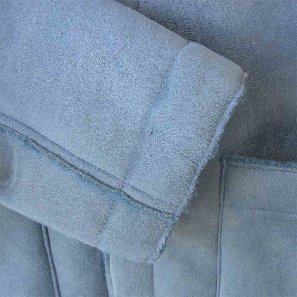 EGO TRIPPING エゴトリッピング 20AW FAKE MOUTON COVERALL 裏ボア フェイクムートン カバーオール ジャケット ブルー系 48【新古品】【未使用】【中古】
