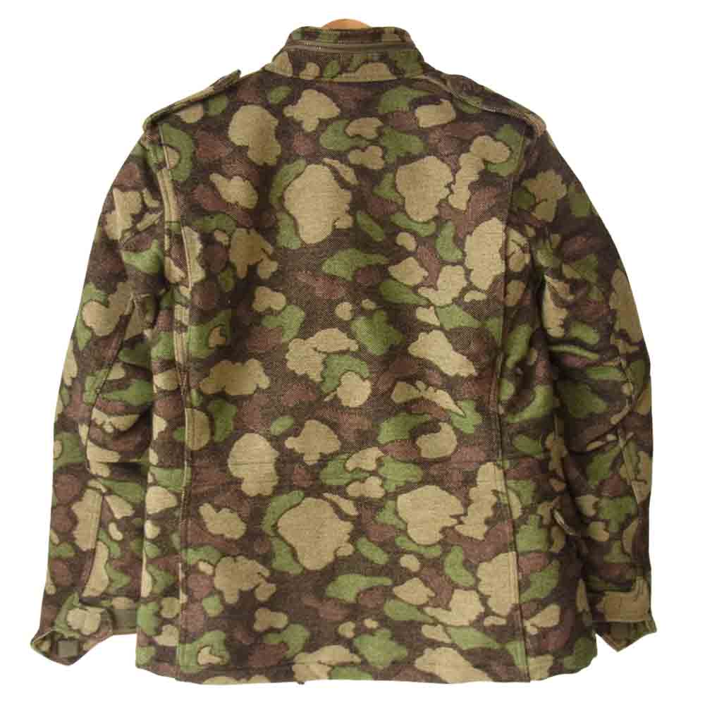 マシス M-65 CAMO 迷彩柄 ウール ミリタリー ジャケット カーキ系 M【新古品】【未使用】【中古】