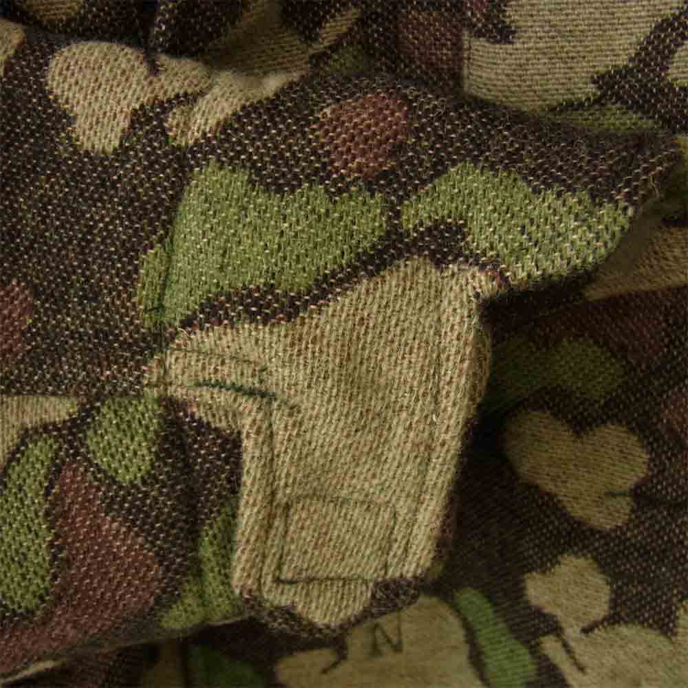 マシス M-65 CAMO 迷彩柄 ウール ミリタリー ジャケット カーキ系 M【新古品】【未使用】【中古】