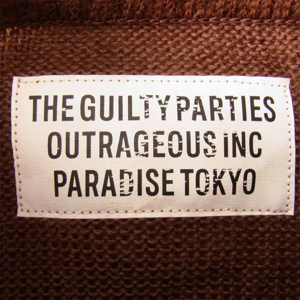 WACKO MARIA ワコマリア MOHAIR CREW NECK SWEATER モヘア クルー