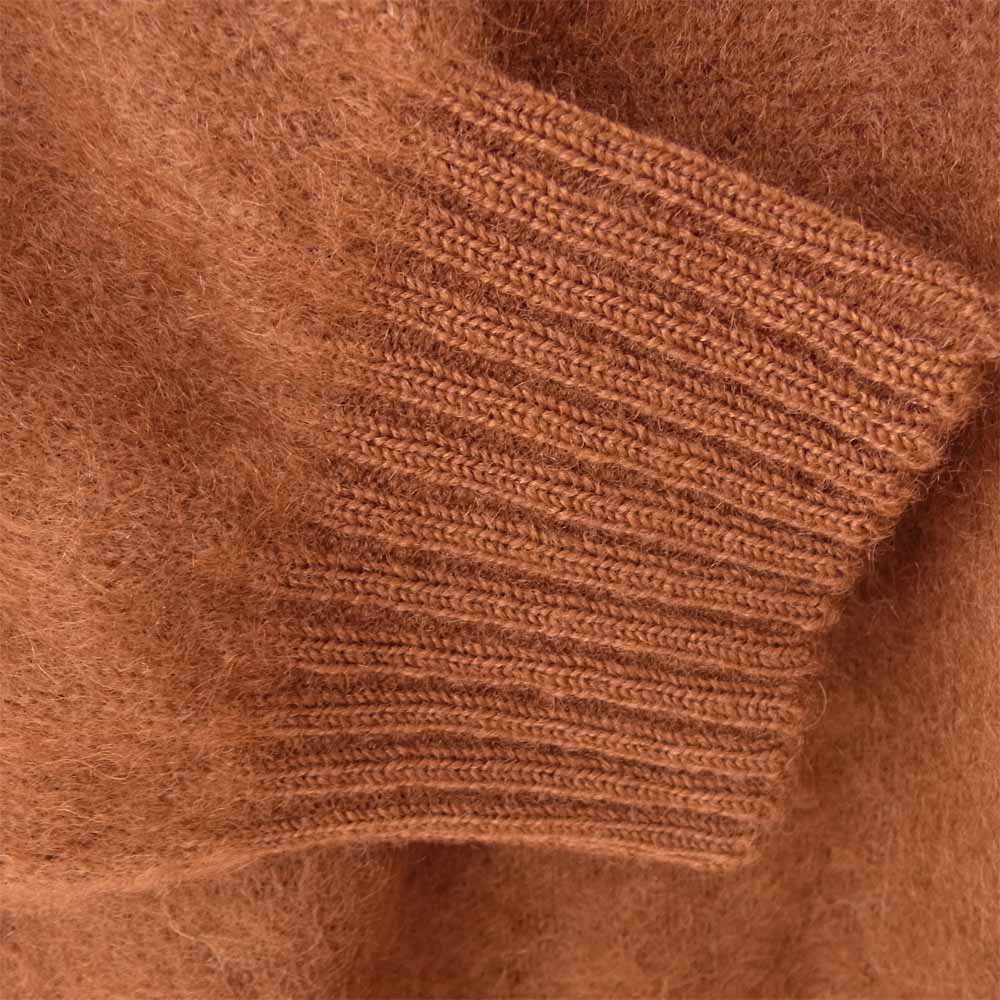 WACKO MARIA ワコマリア MOHAIR CREW NECK SWEATER モヘア クルーネック セーター ニット ブラウン系 M【美品】【中古】