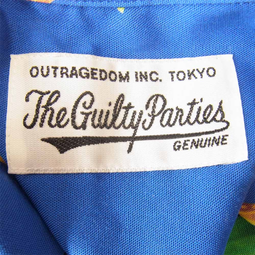 WACKO MARIA ワコマリア 20SS HAWAIIAN SHIRT S/S マリア ハワイアン 半袖 シャツ ブルー系 S【美品】【中古】