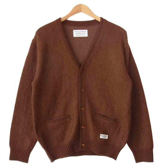 WACKO MARIA ワコマリア MOHAIR CARDIGAN モヘア カーディガン ブラウン系 M【美品】【中古】
