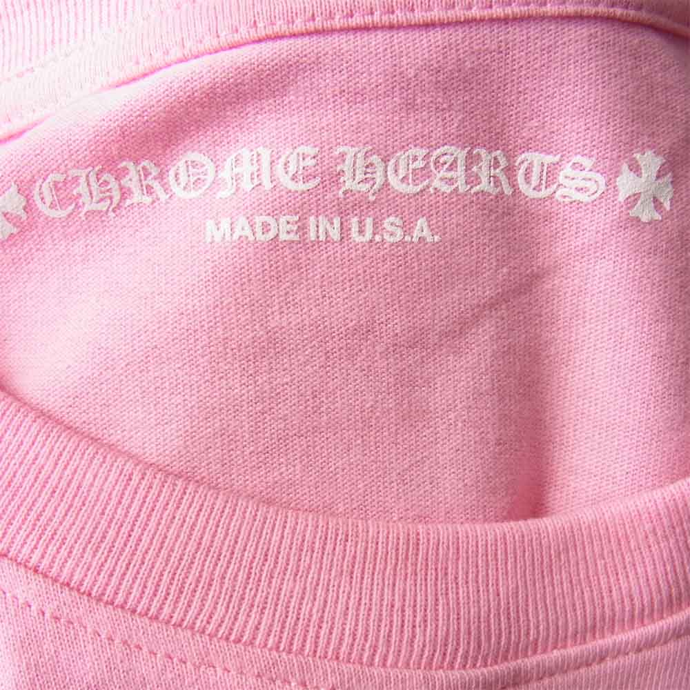 CHROME HEARTS クロムハーツ（原本無） 国内正規品 MATTY BOY マッティボーイ PPO VANITY AFFAIR T-SHRT バニティー アフェア Tシャツ ピンク系 XL【新古品】【未使用】【中古】