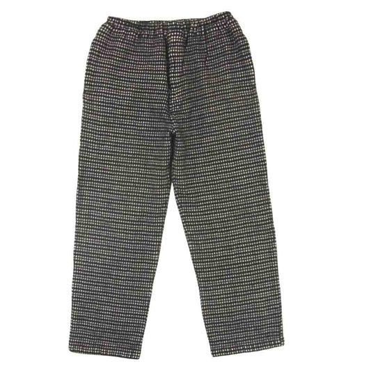 UNDERCOVER アンダーカバー 20AW UCZ4501-2 イージー パンツ DOT CHECK ウール B.BLACK BASE 3【新古品】【未使用】【中古】