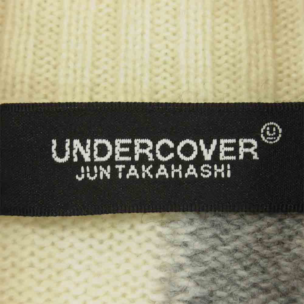 UNDERCOVER アンダーカバー 20AW UCZ4901 ブロックカラー タートルネック ニット A.OFF WHITE 3【新古品】【未使用】【中古】