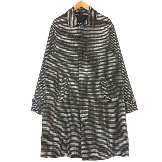 UNDERCOVER アンダーカバー 20AW UCZ4301-1 縮絨 ウール ステンカラー コート B.BLACK BASE 3【新古品】【未使用】【中古】