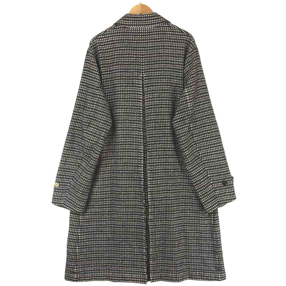 UNDERCOVER アンダーカバー 20AW UCZ4301-1 縮絨 ウール ステンカラー コート B.BLACK BASE 3【新古品】【未使用】【中古】