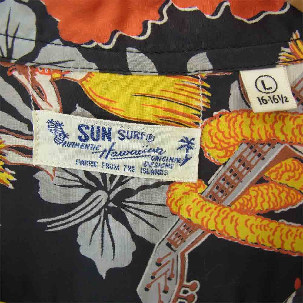 SUN SURF サンサーフ SS37835JS JOURNAL STANDARD ジャーナルスタンダード ハワイアン アロハ シャツ マルチカラー系 L【中古】