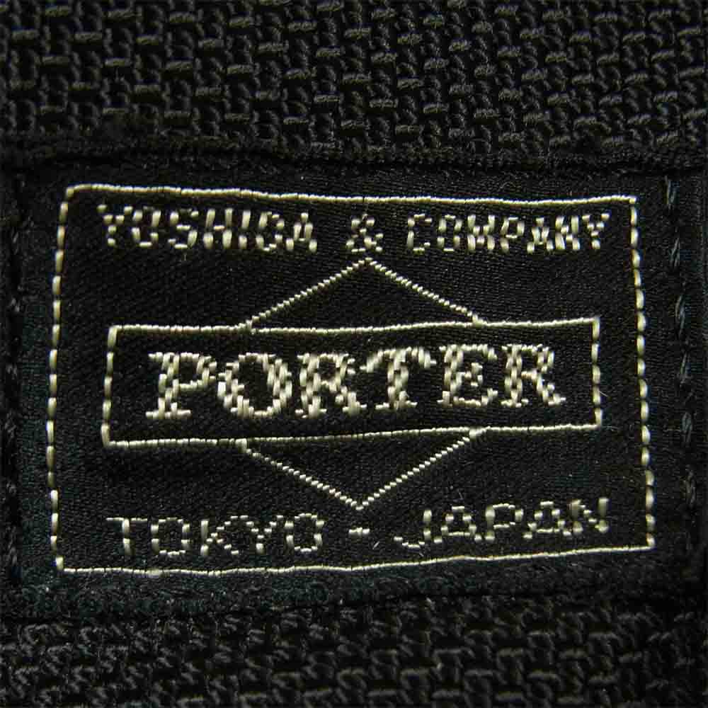 PORTER ポーター ヒート バリスター ナイロン ウエスト ショルダー バッグ ブラック系【中古】