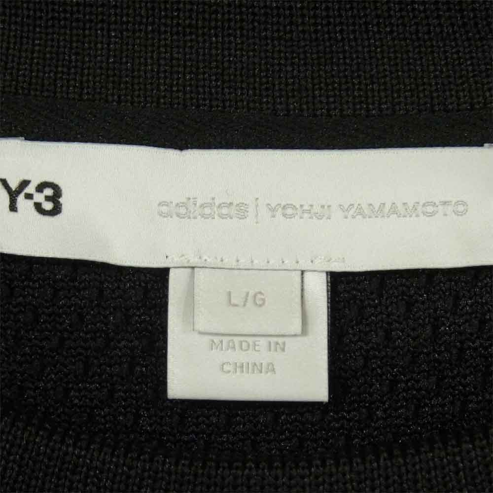 Yohji Yamamoto ヨウジヤマモト GK4355 Y-3 ワイスリー U CH2 GFX MESH CREW SWEATSHIRT メッシュ スウェット ブラック系 L【中古】