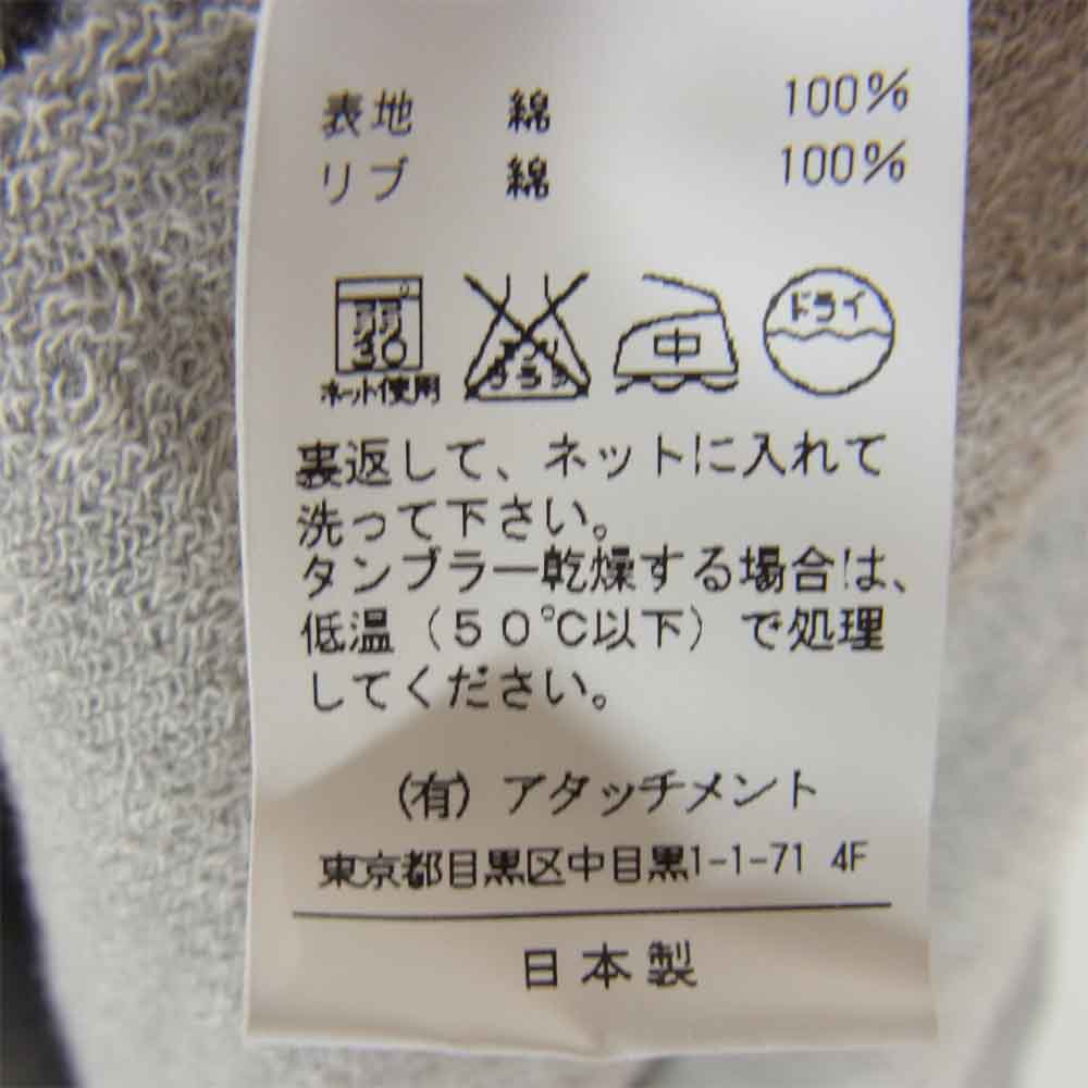 ATTACHMENT アタッチメント AJ61-249 ラグラン スウェット カットソー グレー系 1【中古】