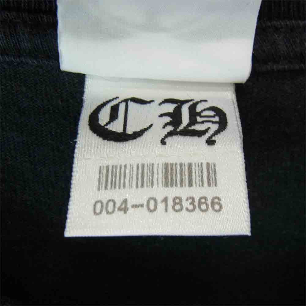 CHROME HEARTS クロムハーツ（原本無） USA製 CHプラス ホースシュー プリント ポケット Ｔシャツ ブラック系 M【中古】