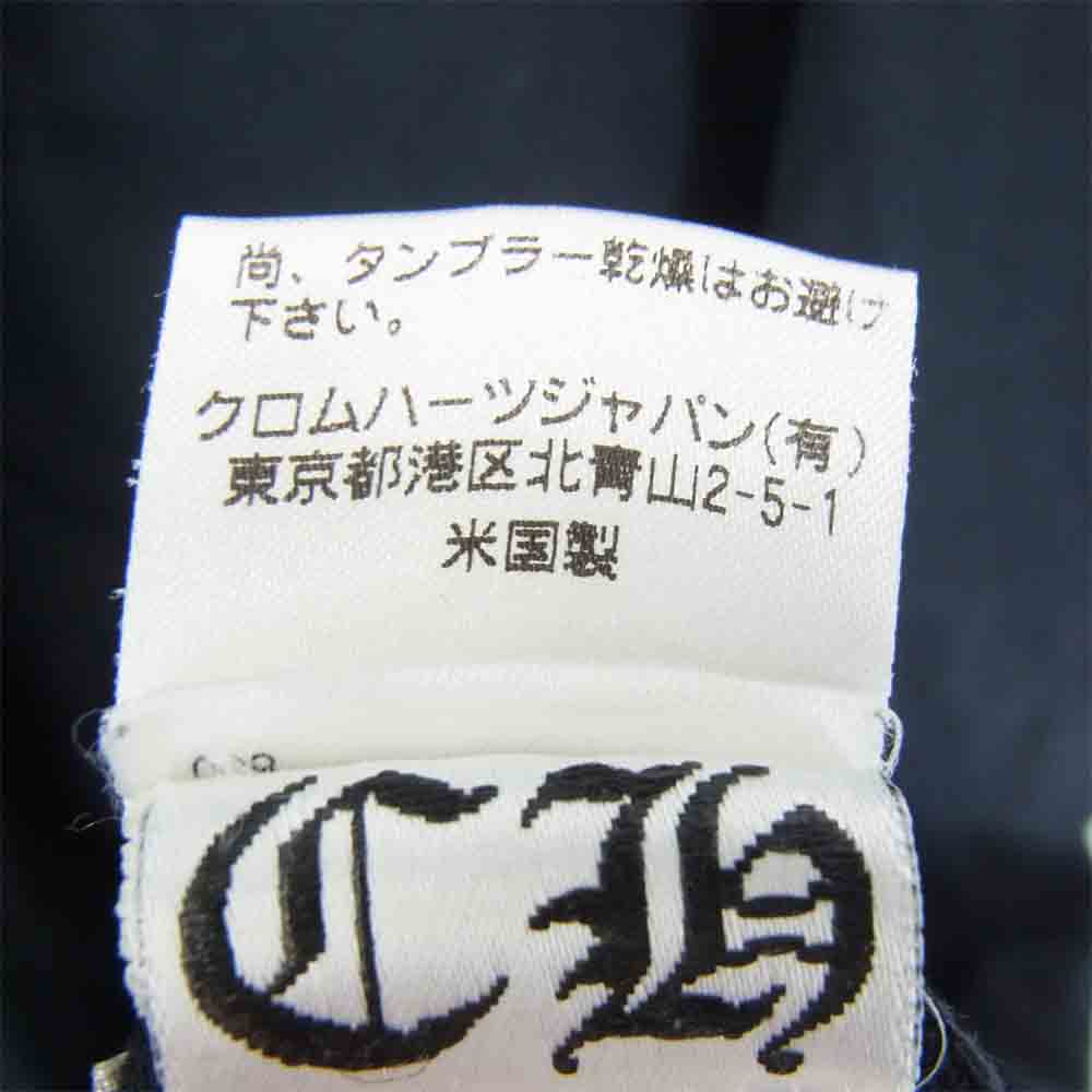 CHROME HEARTS クロムハーツ（原本無） USA製 CHプラス クロス プリント Tシャツ ブラック系 M【中古】