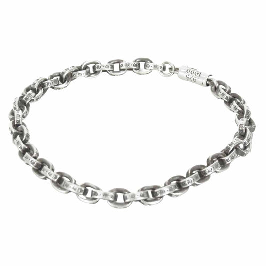 CHROME HEARTS クロムハーツ（原本有） PAPER CHAIN 7inch ペーパー チェーン ブレスレット シルバー系【中古】