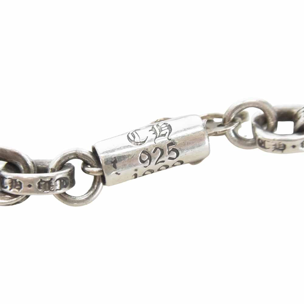 CHROME HEARTS クロムハーツ（原本有） PAPER CHAIN 7inch ペーパー チェーン ブレスレット シルバー系【中古】