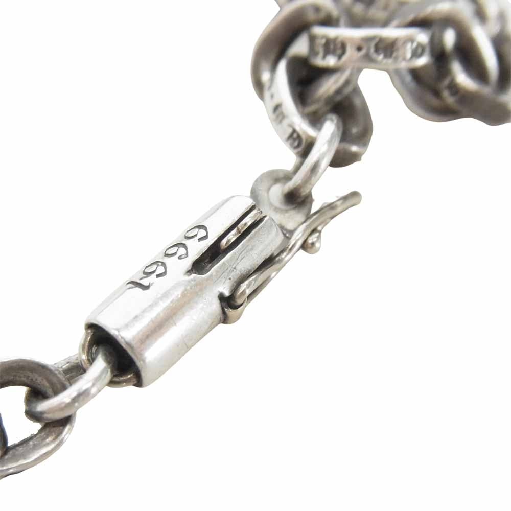 CHROME HEARTS クロムハーツ（原本有） PAPER CHAIN 7inch ペーパー チェーン ブレスレット シルバー系【中古】