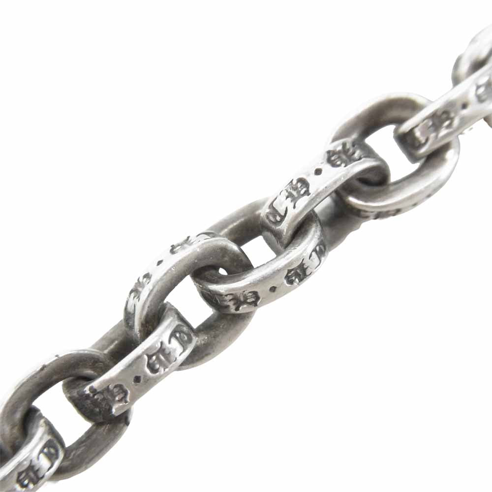 CHROME HEARTS クロムハーツ（原本有） PAPER CHAIN 7inch ペーパー チェーン ブレスレット シルバー系【中古】