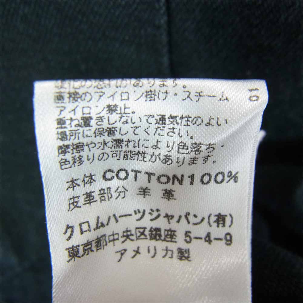 CHROME HEARTS クロムハーツ（原本有） 国内正規品 USA製 DENIM WESTERN デニム ウエスタン シャツ ブラック系 M【中古】