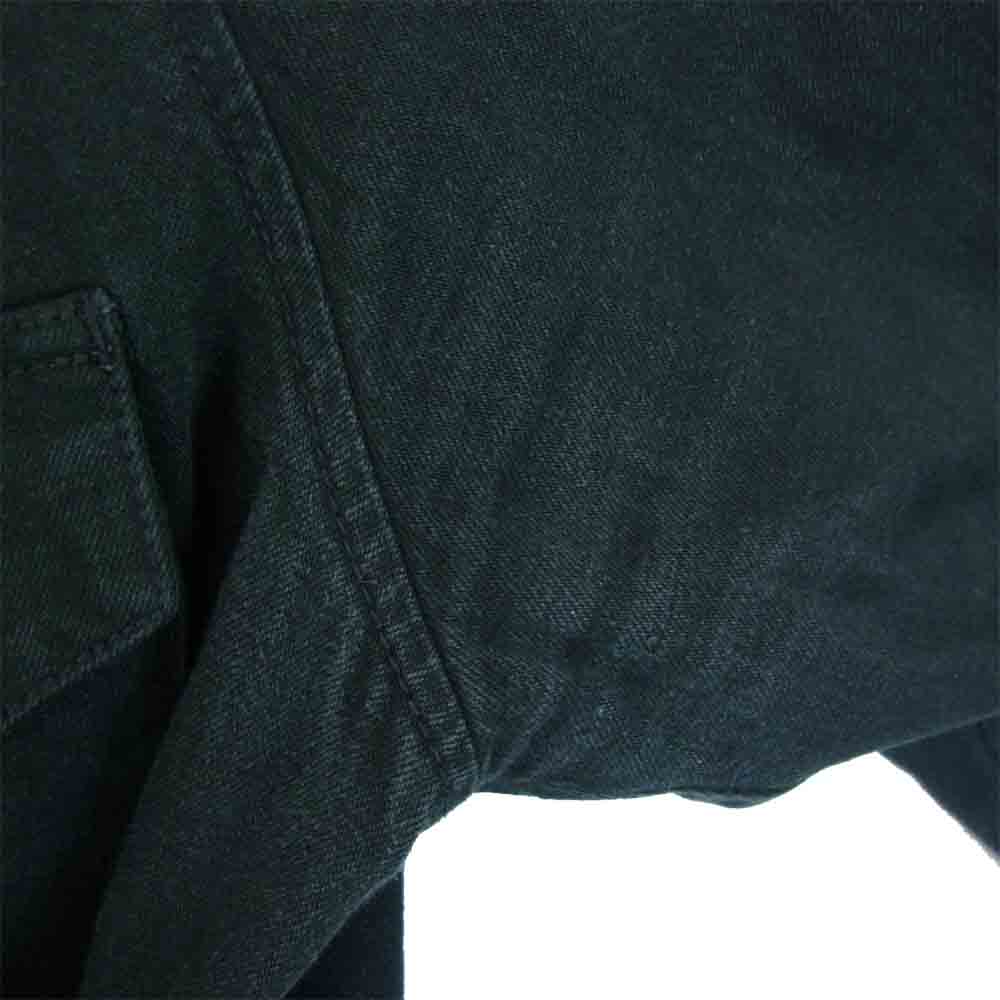 CHROME HEARTS クロムハーツ（原本有） 国内正規品 USA製 DENIM WESTERN デニム ウエスタン シャツ ブラック系 M【中古】