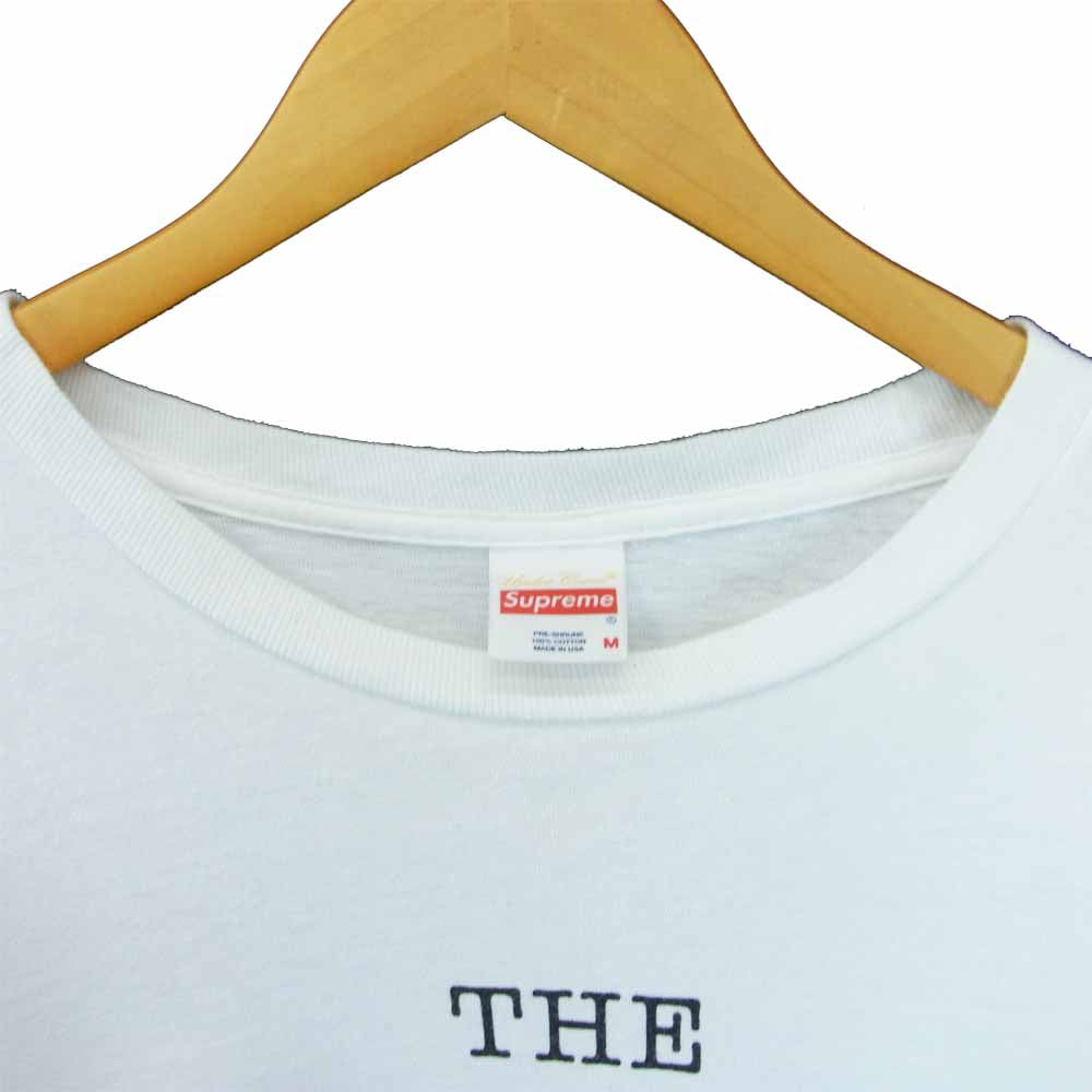 Supreme シュプリーム アンダーカバー 18SS × UNDERCOVER アンダーカバー Public Enemy Counterattack L/S Tee パブリック エネミー 長袖 Tシャツ ホワイト系 M【中古】