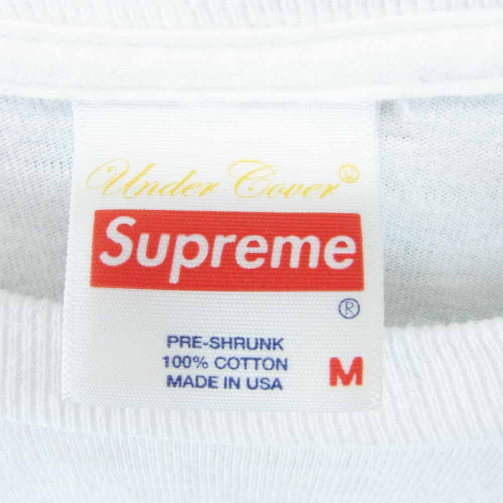 Supreme シュプリーム アンダーカバー 18SS × UNDERCOVER アンダーカバー Public Enemy Counterattack L/S Tee パブリック エネミー 長袖 Tシャツ ホワイト系 M【中古】