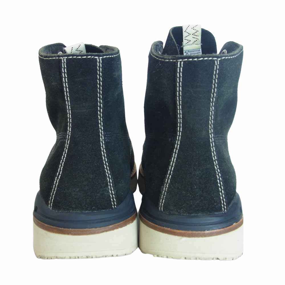 VISVIM ビズビム 20SS 0120102002006 VIRGIL BOOTS-FOLK スエード ヴァージル フォーク ブーツ ブラック系 US8【中古】