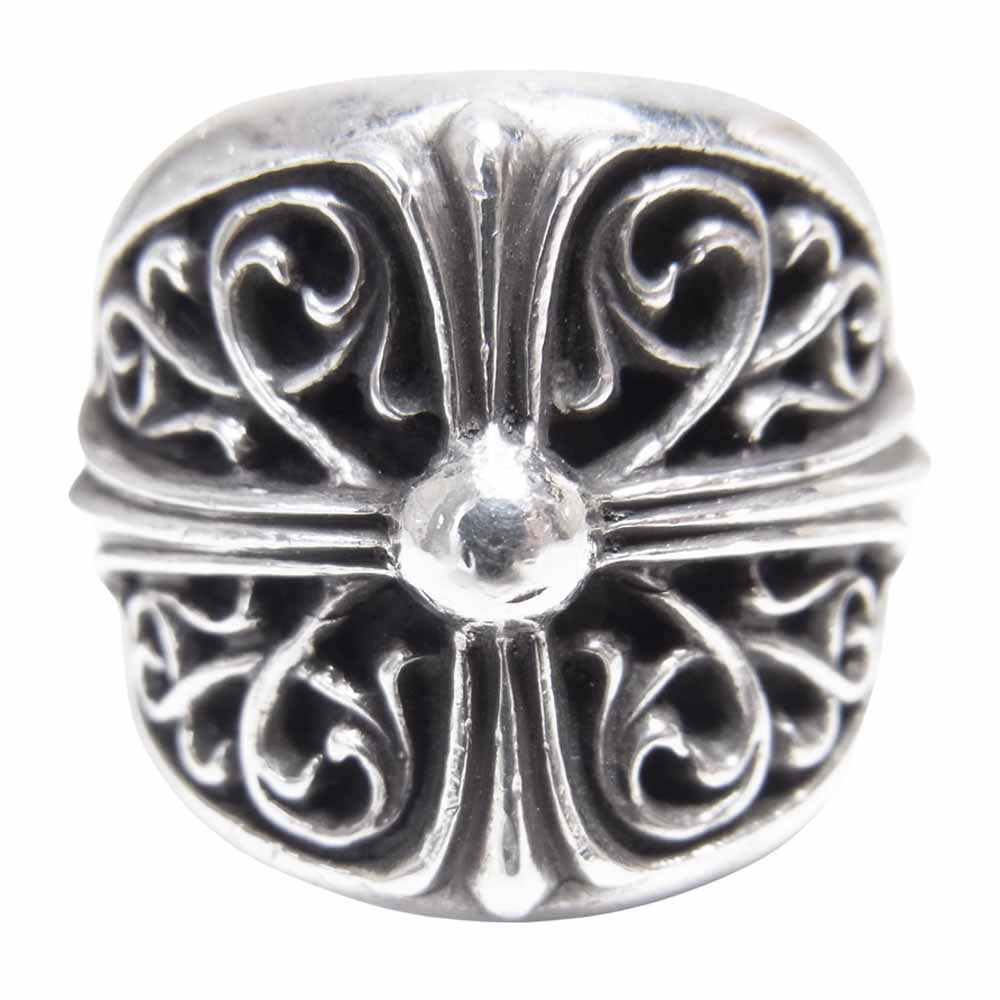 CHROME HEARTS クロムハーツ（原本無） CLASSIC OVAL クラシック オーバル クロス リング シルバー系 23号程度【中古】