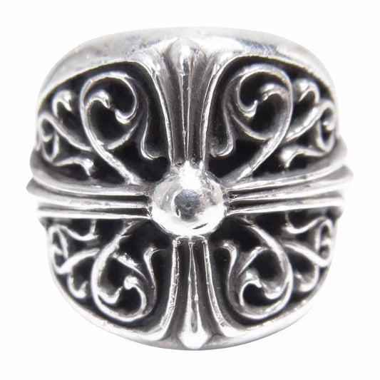 CHROME HEARTS クロムハーツ（原本無） CLASSIC OVAL クラシック オーバル クロス リング シルバー系 23号程度【中古】
