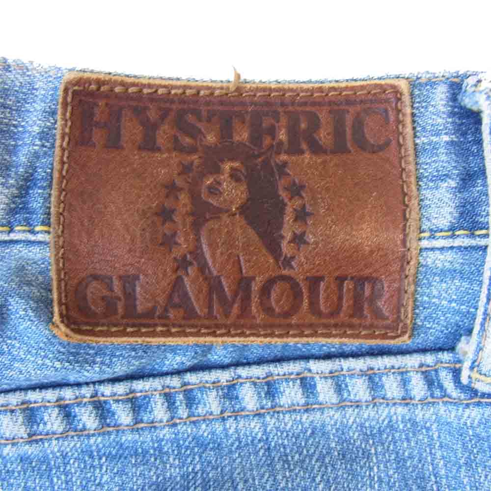 HYSTERIC GLAMOUR ヒステリックグラマー スタッズ デニム パンツ インディゴブルー系 32【中古】